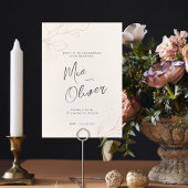 Elegant Blush Goud Moderne Kalligrafie Bruiloft Kaart
