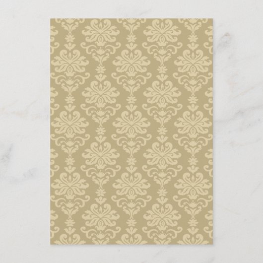 Elegant Blush Goud Script Trouwtafel Nummer Kaart (Achterkant)
