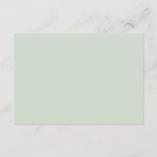 Elegant Blush & Greenery Floral Waterverf Wedding Informatiekaartje (Achterkant)