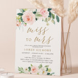 Elegant Blush Miss aan Mrs Bridal Shower Uitnodigi Kaart<br><div class="desc">Elegant Blush Miss aan Mrs Bridal Shower Uitnodiging</div>