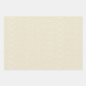 Elegant Blush Mosterd Geel Geometrisch Patroon Inpakpapier Vel (Voorkant 2)