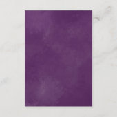 Elegant Blush Paarse Tropische Floral Book Request Informatiekaartje (Achterkant)