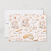 Elegant Blush Patisserie Bakery Business Bedankkaart (Achterkant)