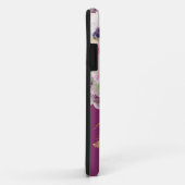 Elegant Blush Peony Bourgogne Floral Monogram Case-Mate iPhone Case (Achterkant/rechts)