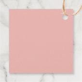 Elegant Blush Pink and Gold Pearls 21st Birthday Bedankjes Labels (Achterkant)