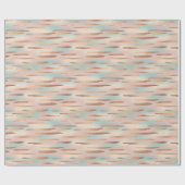 Elegant Blush Pink, Aqua & Gold Seamless Pattern Cadeaupapier (Vlak)