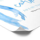 Elegant Blush Pink Bow raden hoeveel kurken spel Poster (Hoek)