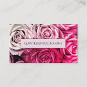 Elegant Blush Pink Business Card Visitekaartje (Voorkant)