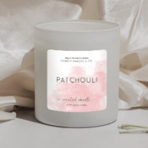 Elegant Blush Pink Candle Jar Packaging