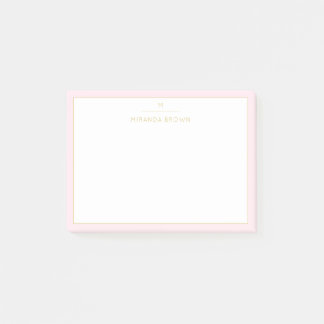 Elegant Blush Pink Classy Chic Post-it® notes