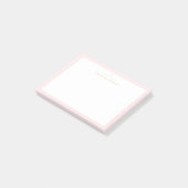 Elegant Blush Pink Classy Chic Post-it® notes (Schuin)