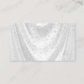 Elegant Blush Pink Diamond Pearl Diaper Raffle Informatiekaartje (Achterkant)