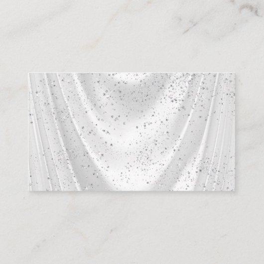 Elegant Blush Pink Diamond Pearl Diaper Raffle Informatiekaartje (Achterkant)