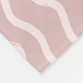 Elegant Blush Pink  Fleece Deken (Hoek)