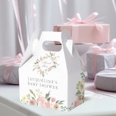 Elegant Blush Pink Floral Garden Baby shower Bedankdoosjes