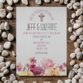 Elegant Blush Pink Floral Inspirerend Wedding Kaart