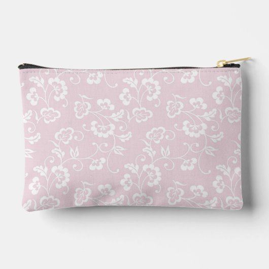 Elegant Blush Pink Floral Pattern Etui (Achterkant)