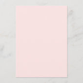 Elegant Blush Pink Floral Special Occasion Menu (Achterkant)