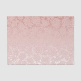 Elegant Blush Pink Floral Succulent Patroon Tissuepapier