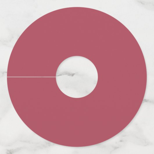 Elegant Blush Pink Floral Vrijgezellenfeest Favor  Wijnglaslabel (Achterkant)