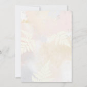 Elegant Blush Pink Floral Vrijgezellenfeest Kaart (Achterkant)