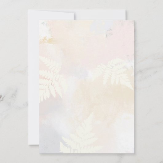 Elegant Blush Pink Floral Vrijgezellenfeest Kaart (Achterkant)