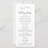 Elegant Blush Pink Floral Waterverf Wedding (Achterkant)