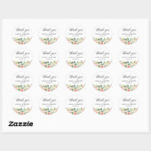 Elegant Blush Pink Floral Weddenschap Hartelijk da Ronde Sticker (Vel)
