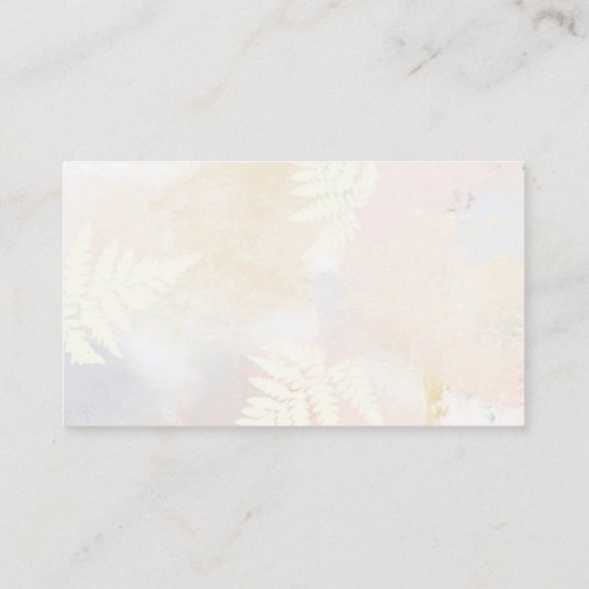 Elegant Blush Pink Floral Wedding Escort Kaart (Achterkant)