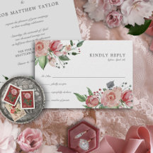 Elegant Blush Pink Floral Wedding