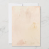 Elegant Blush Pink Flowers & Greenery Baby shower Kaart (Achterkant)