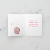 Elegant Blush Pink Foto & ijs Feestdagen Kaart (Binnen)