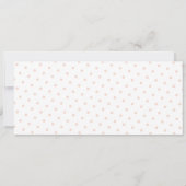 Elegant Blush Pink Girl Baby shower Kaart (Achterkant)