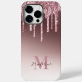 Elegant Blush Pink Glitter Case-Mate iPhone Case (Achterkant)