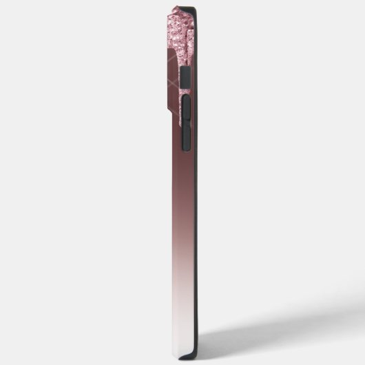 Elegant Blush Pink Glitter Case-Mate iPhone Case (Achterkant / Links)