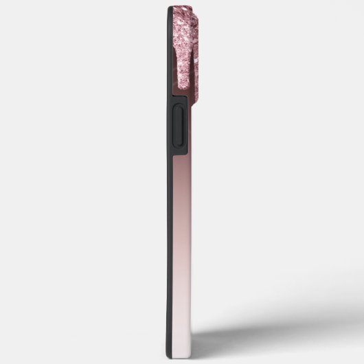 Elegant Blush Pink Glitter Case-Mate iPhone Case (Achterkant / Rechts)
