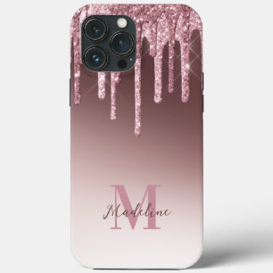Elegant Blush Pink Glitter Case-Mate iPhone Case
