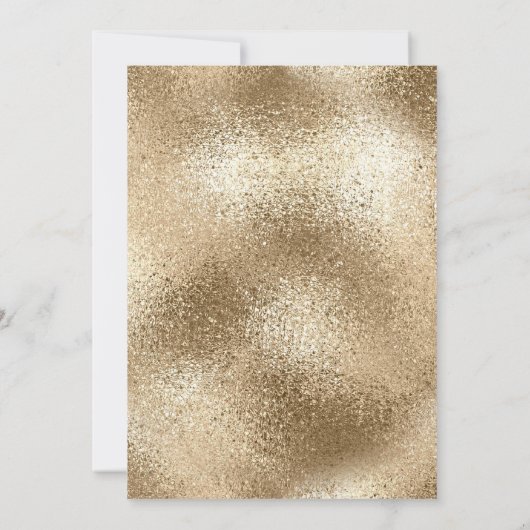 Elegant Blush Pink Gold Marble Agate Quinceanera Kaart (Achterkant)