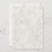 Elegant Blush Pink Ivory Cream Wedding Kaart (Achterkant)