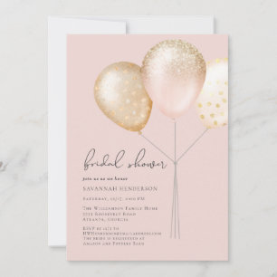 Elegant Blush Pink Minimalistisch Vrijgezellenfees Kaart