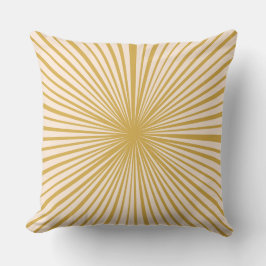 Elegant Blush Pink Mustard Gold Yellow Stripes Kussen