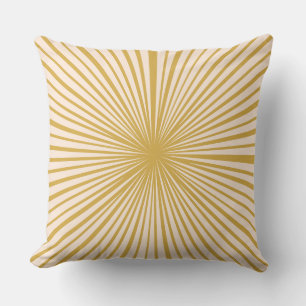 Elegant Blush Pink Mustard Gold Yellow Stripes Kussen