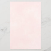 Elegant Blush Pink Rose BUDGET Weddenschap Uitnodi (Achterkant)