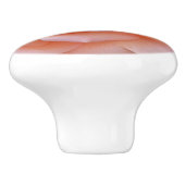 Elegant Blush Pink Rose Floral Keramische Knop (Zijkant)