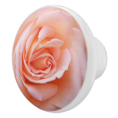 Elegant Blush Pink Rose Floral Keramische Knop (Rechts)