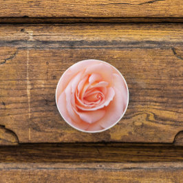 Elegant Blush Pink Rose Floral Keramische Knop