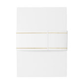 Elegant Blush Pink Rose Gold Wit Script Uitnodigingen Wikkel (Achterkant Voorbeeld)