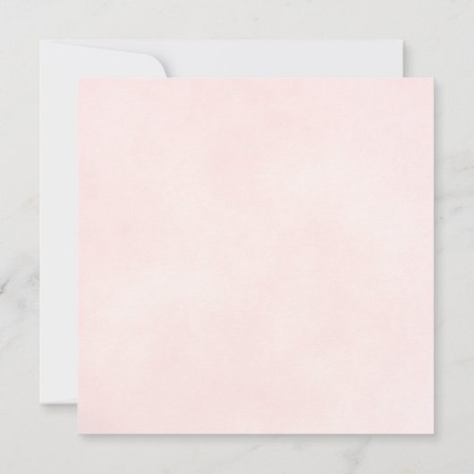 Elegant Blush Pink Rose met Oval Photo Weddenschap Save The Date (Achterkant)
