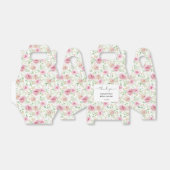 Elegant Blush Pink Roses Vrijgezellenfeest Bedankt Bedankdoosjes (Uitgevouwen)