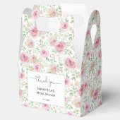 Elegant Blush Pink Roses Vrijgezellenfeest Bedankt Bedankdoosjes (Geopend)